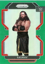 2022 Panini Prizm Saurav Green Prizm Parallel