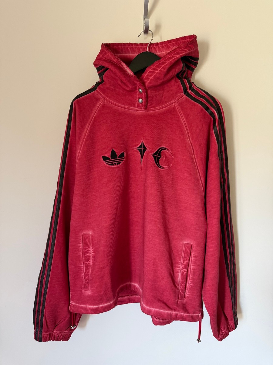 Thug Club x Adidas Hoodie - Size XL - Power Red - KF6586 - NEW | eBay