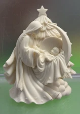 Roman Inc Mary Baby Jesus Figurine Silent Night #6L1019 Millennium Christmas