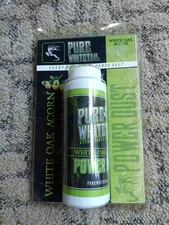 New Pure Whitetail Scent Infused Power Dust Attractant. White Oak Acorn