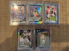 2024 & 2025 NFL Optic Emoji Flames/Rocket/Stars Card Lot (5) Vets And Rated RC
