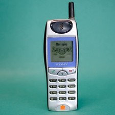 Sony CMD J5 J5e Mobile Phone Orange Locked Working 2G Handset Retro Vintage