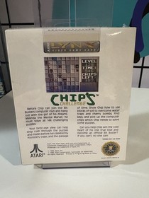 CHIP&rsquo;S CHALLENGE Atari Lynx Brand New Factory Sealed - Ex Condition