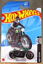 2024 Hot Wheels 49 Rod Squad 25 Honda Cb750 Cafe Green Wblack Mc8 Spoke Whls