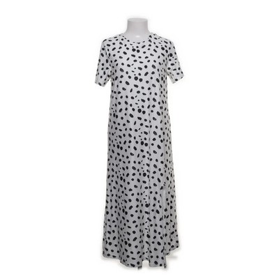 Urban Threads, Maxikleid, Größe: M, Weiß/Schwarz, Elasthan/Polyester #l7z