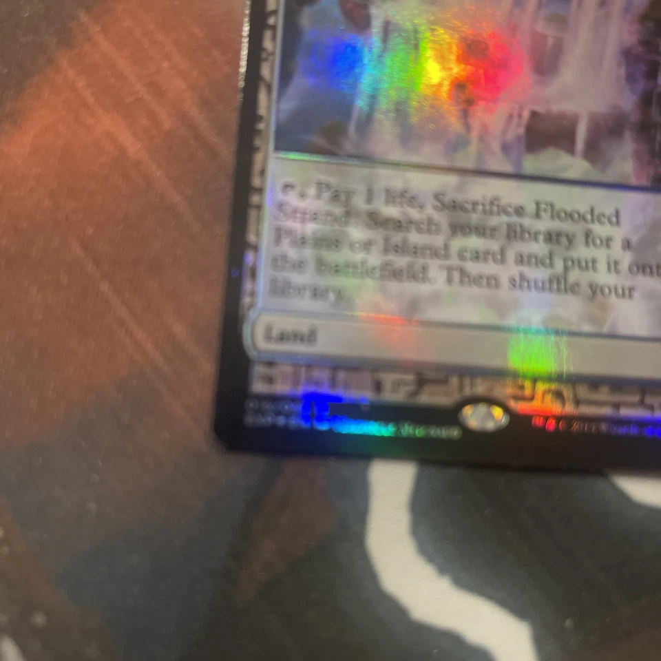 MTG Magic The Gathering FLOODED STRAND Foil MASTERPIECE ZENDIKAR EXPEDITIONS - Image 2 of 4