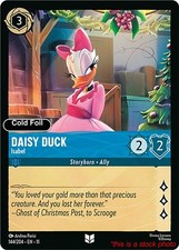 Daisy Duck - Isabel Lorcana TCG 11 - 144/204 Cold Foil