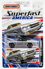 2007 Matchbox Superfast America #12 1970 Chevy® El Camino™ SILVER FLAKE | FSC