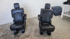 2018-2024 Ford Expedition Pair Of 2nd Row Rear Bucket Seats Black Leather Heated