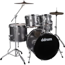 ddrum D2 5-Piece Complete Drum Kit Dark Silver Sparkle