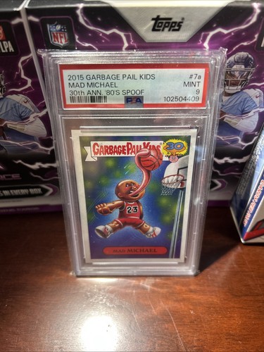 2015 Garbage Pail Kids Mad Michael 30th Anniversary 80’s Spoof PSA 9 Mint