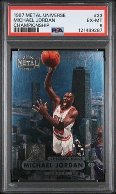 1997-98 Metal Universe Championship Preview - Michael Jordan #23