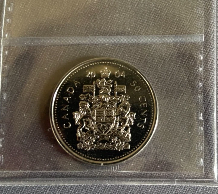 Canada - 50 Cents - 2004P - NBU - ICCS Certified - MS-66 - Image 2 of 3