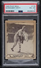1940 Play Ball Waite Hoyt (Schoolboy on Card) #118 PSA 4 HOF 1q7