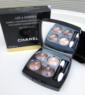 PALETA DE SOMBRAS DE OJOS CHANEL LES 4 OMBRES QUADRA 226 COLECCIÓN TISSE - Imagen 1 de 4