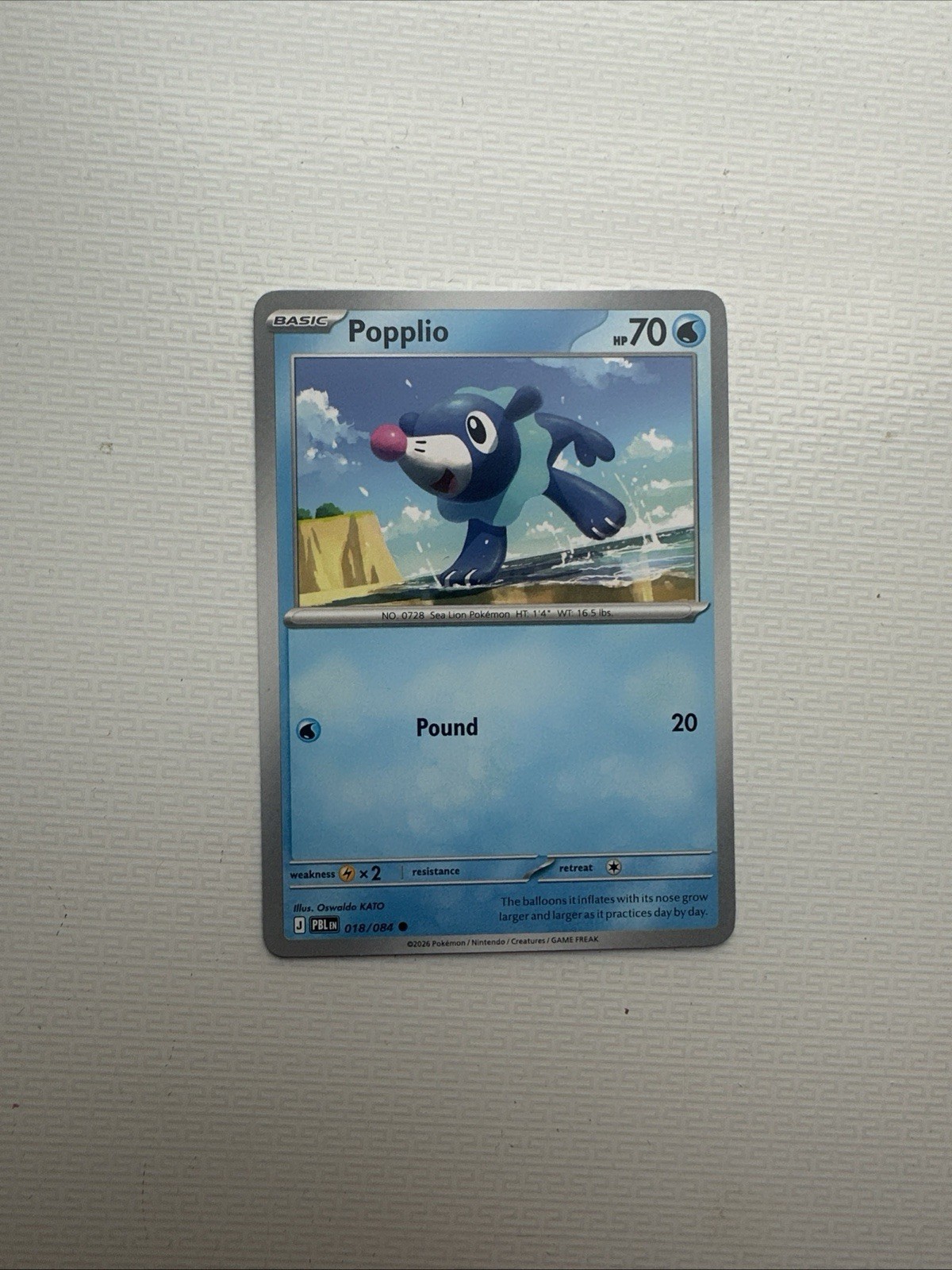 2026 Pokemon ME05: Pitch Black - Common Popplio #18