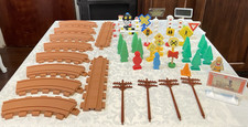 Train Track Mixed Lot Tracks, Trees, People, Signs, Signals Vintage - Modern