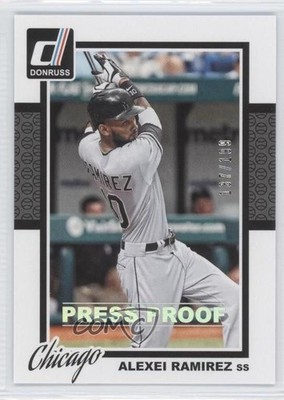 2014 Panini Donruss Press Proof Silver 137/199 Alexei Ramirez #277 0a1