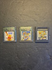 LOT OF 3 Nintendo Super Mario Bros. Deluxe Game Boy Color Pooh Toy Story 2 Games