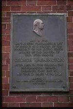 261010 Commemorative Plaque Christ Church Alexandria A4 Photo Print