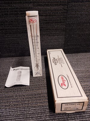 Dwyer VFCII-142 series VFC Visi-Float Flowmeter, New open box, NOS.