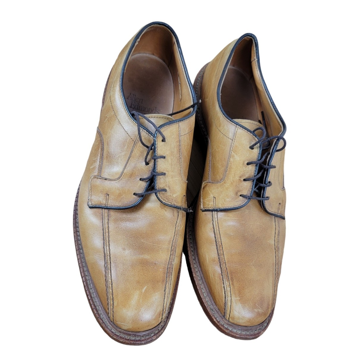 Allen Edmonds Mens Hillcrest Leather Bicycle Toe Oxfords Lace Up