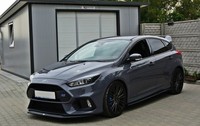 Cup Spoilerlippe Schwarz Ford Focus MK3 RS Lippe Front Diffusor Ansatz Schwert 1