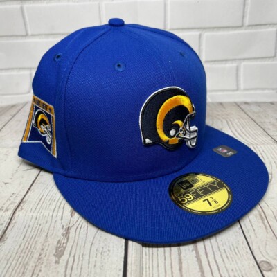 Los Angeles Rams NFL 7 7/8 59Fifty New Era Hat Fitted Cap Royal