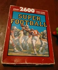 SUPER FOOTBALL atari 2600 5200 7800 FIRST RED VERSION CIB PAL CX 2634