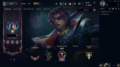 Riot Games Account EUW, League of Legends / Valorant