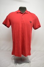 NEW True Religion Men's Branded Collar S/S Polo Size MED Color RED