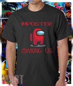 New Imposter Among Us Its Red Gildan Cotton T Shirt Size S Xxl Ebay