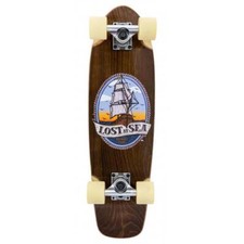 Skateboard completo D Street Cruiser Lost At Sea Factory marrone 7,5"