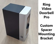 Ring Video Doorbell Pro Custom spacer Mounting bracket 0.5"-3.5"