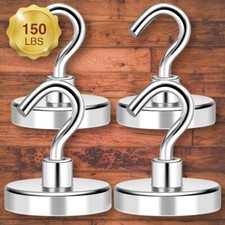 Heavy Duty Magnetic Hooks - 150lbs Super Strong Magnet Strength for Cruise Use