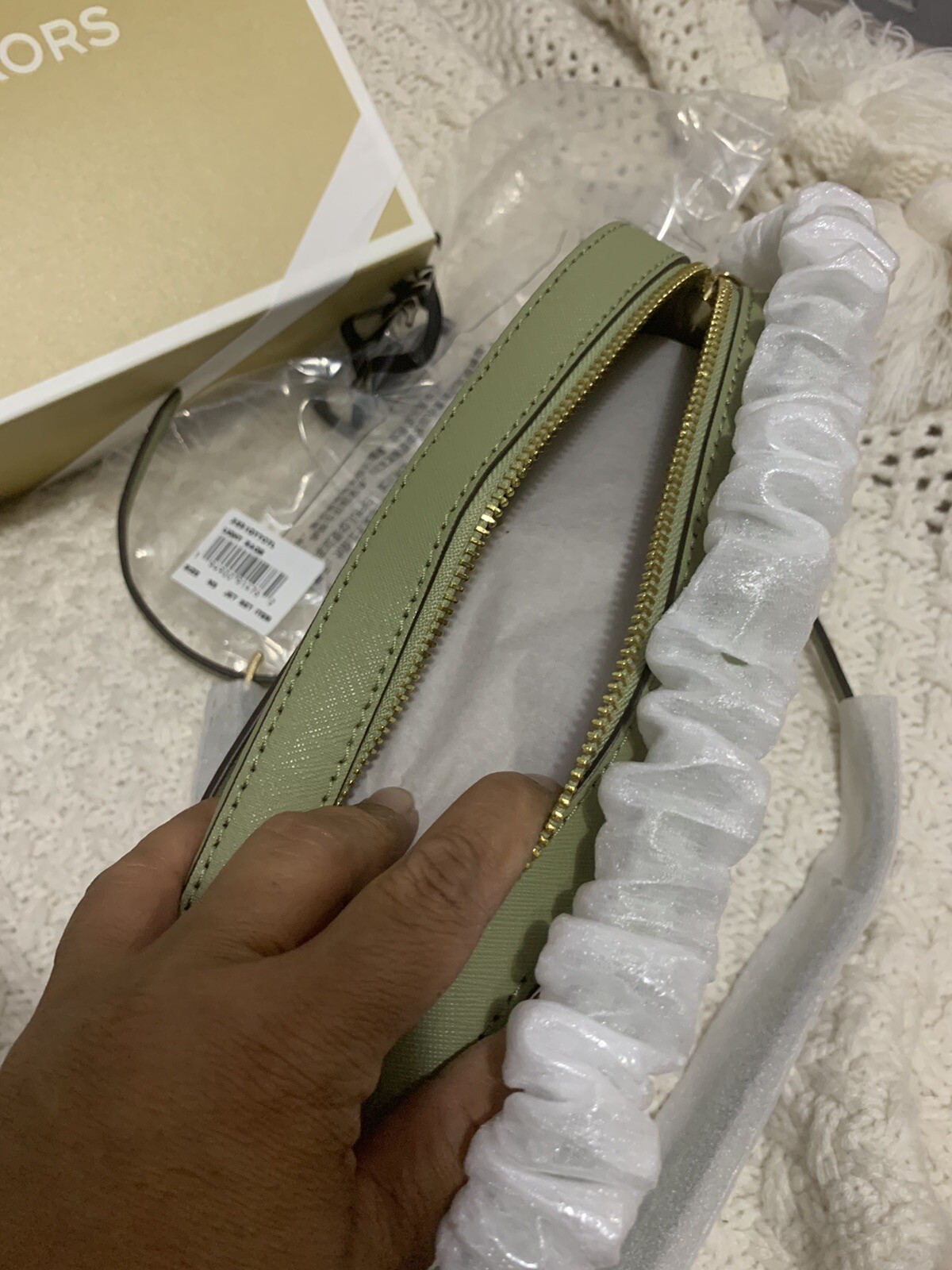 Michael Kors Jet Set Women's Large Saffiano Leather Crossbody Bag