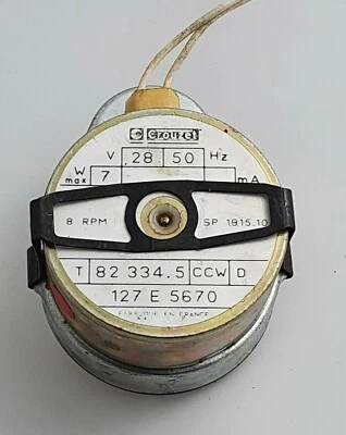 CROUZET 28V 8RPM GEARED MOTOR 7W 8233.5 COUNTER CLOCKWISE