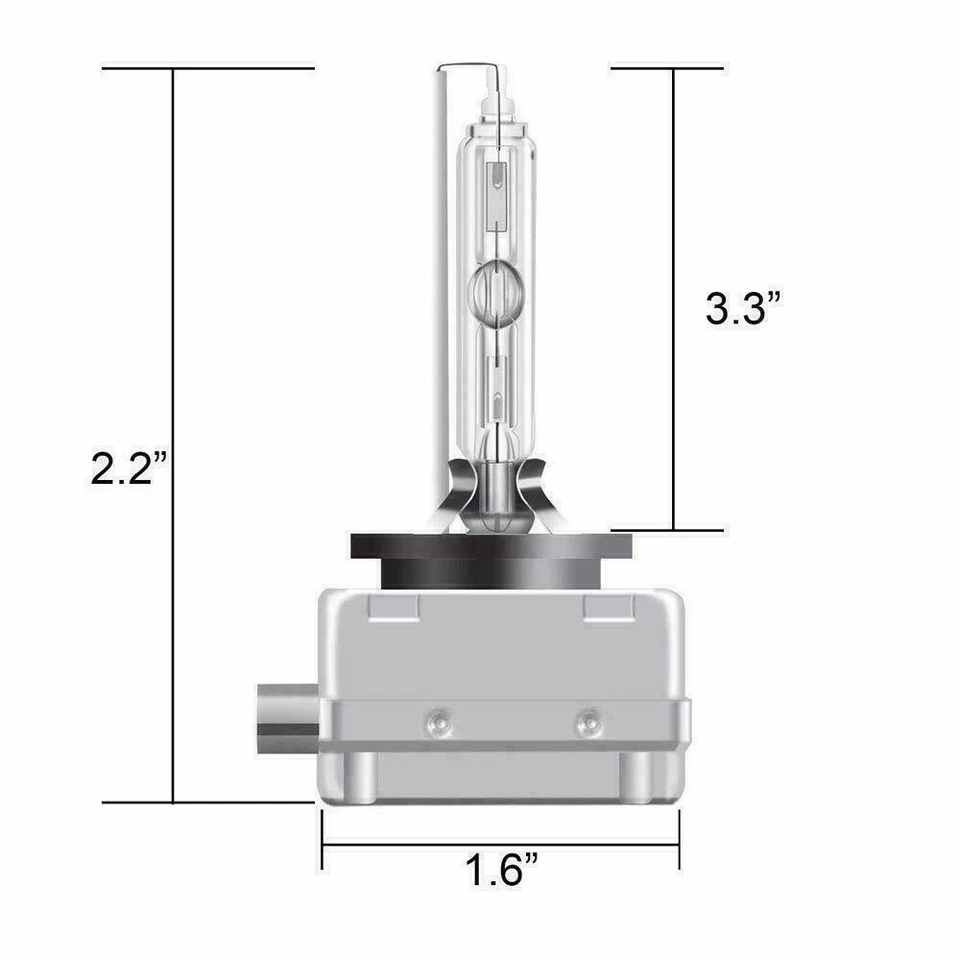 Para Mercedes-Benz S550 07-13 Viga Baja -6000K Bombilla Faro Xenón Delantero HID 2 Piezas Foto 3 de 4