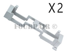 2 Pack Lot - 89B Wall Mount Stand-Off Bracket for 50 Pair 66 Punch Down Block