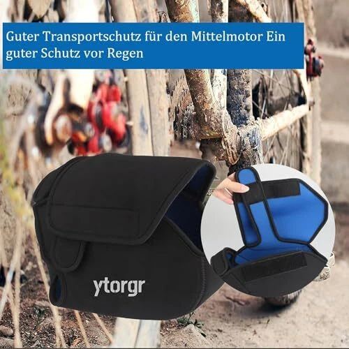 ytorgr 2 Stück Ebike Mittelmotor Schutzhülle Regenschutz Ebike Motorabdeckung... - Bild 5 von 12