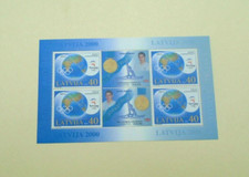 Latvia, Lettland, 2000 Olympic Games, Sydney, Mini-Sheet, MNH, Gold Medal, nice