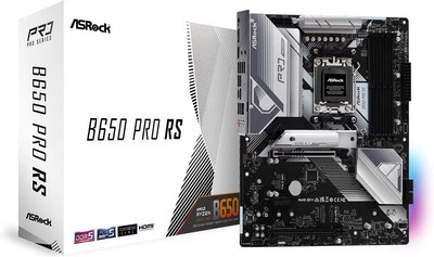 ASROCK Motherboard B650 Pro RS AMD RYZEN 7000 CPU (SOKET AM5) B650E ATX