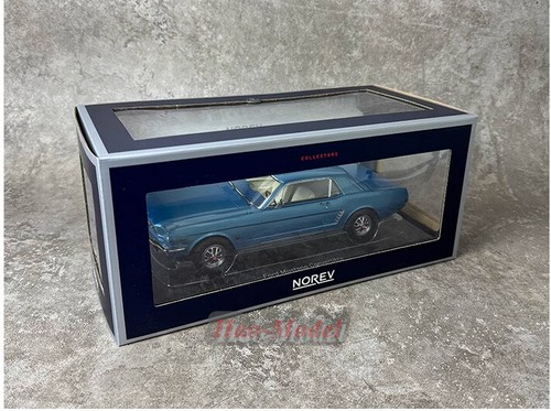 NOREV 1/18 FORD Mustang Coupe 1965 Alloy Diecast Model Car Hobby Ornaments Gifts - Picture 11 of 12