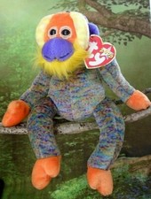 Ty Beanie Babies Bananas The Orangutan Monkey 2000 Retired