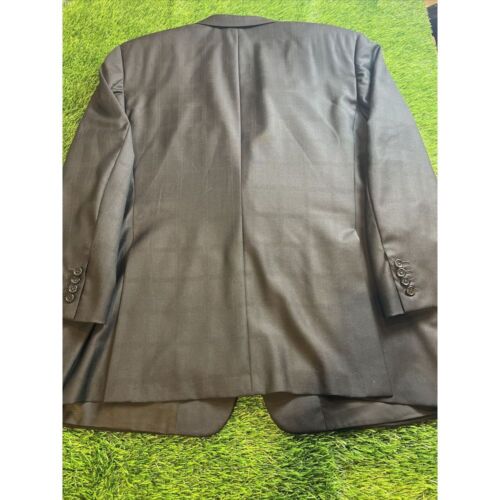 Blazer Hickey Freeman taglia 48R nero check lana peggiorata Madison doppio ventilato - Foto 13 di 14