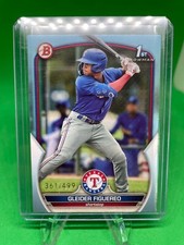 2023 Bowman Prospects #BP-59 Gleider Figuereo - Texas Rangers Sky Blue 362/499