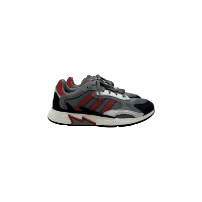 Neu mit Etikett Adidas Tresc Laufschuhe grau scharlachrot Herren UK9,5 Boost