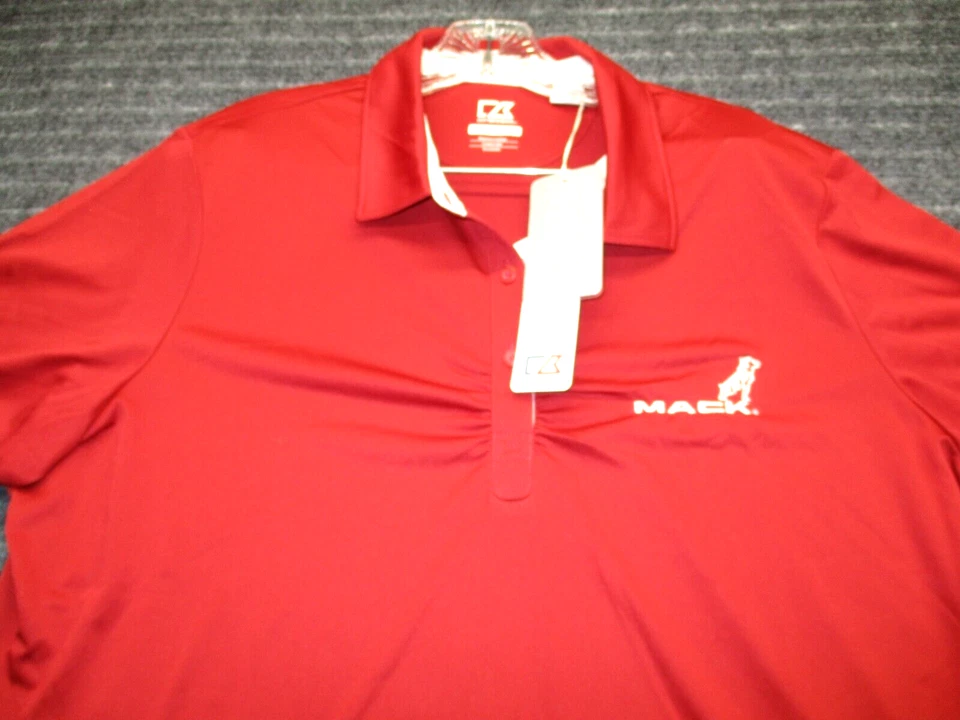 Camisa Polo Mack Trucking Mujer Talla 2XL XXL Cortador y Buck Mecha de Humedad Polo Nueva con Etiquetas Foto 4 de 4