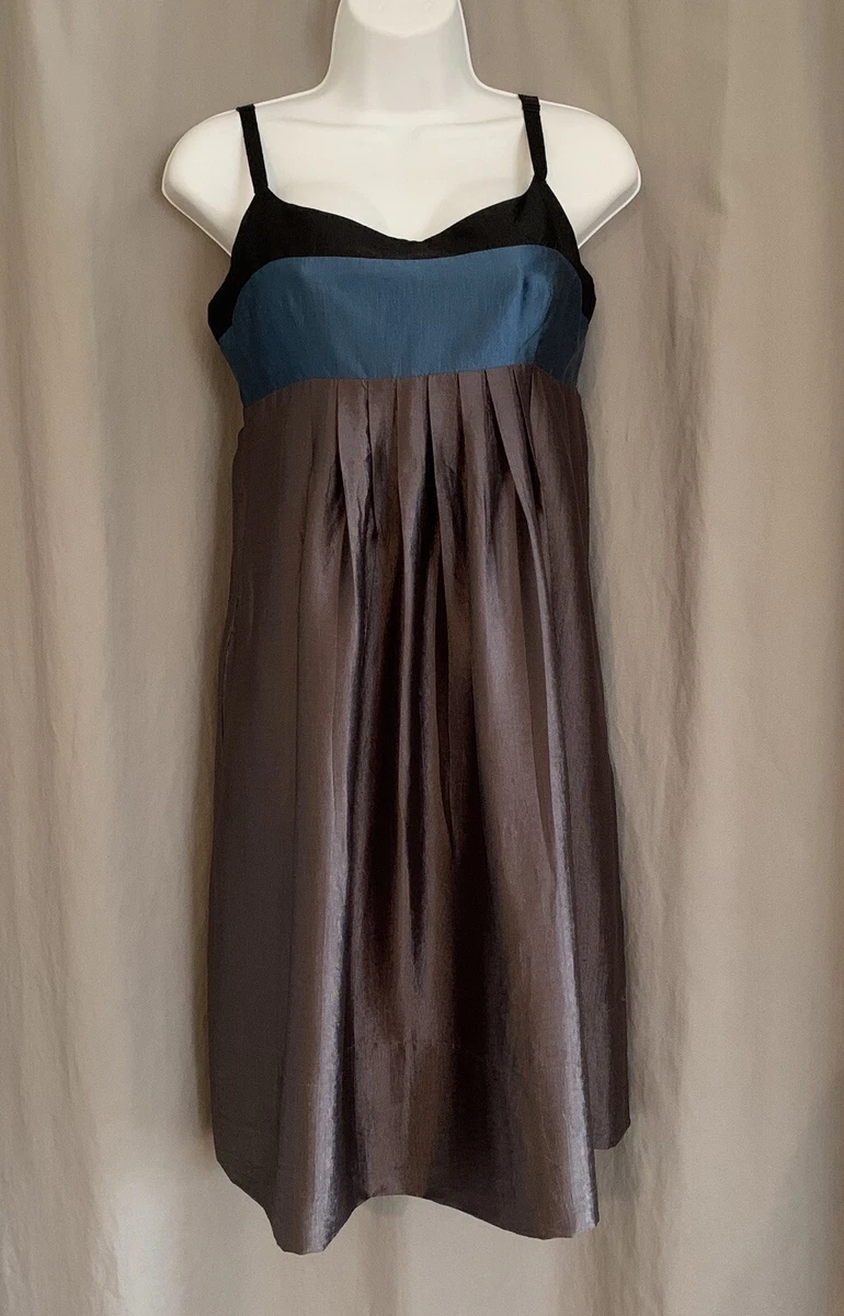 bcbg pleated colorblock dress BCBGMAXAZRIA Purple Cerise Pleated Color Block Dress