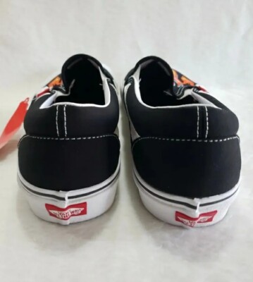 Vans Classic Slip On Asap Worldwide Black Flame unisex Men's Sz 6
